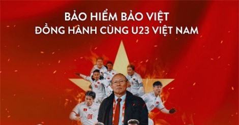 Bảo hiểm Bảo Việt tặng bảo hiểm kim cương cho đội tuyển bóng đá U23 Việt Nam