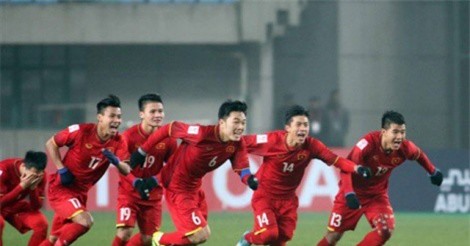 U23 Việt Nam nhận quà tặng từ BKAV