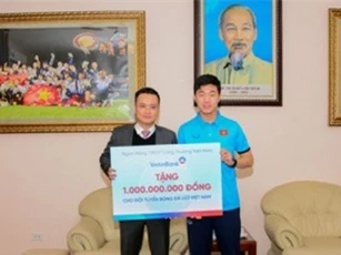 U23 Việt Nam nhận thưởng 1 tỷ đồng từ VietinBank