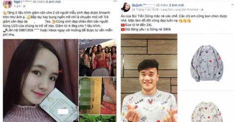 Dân bán hàng online "hốt bạc" nhờ U23 Việt Nam