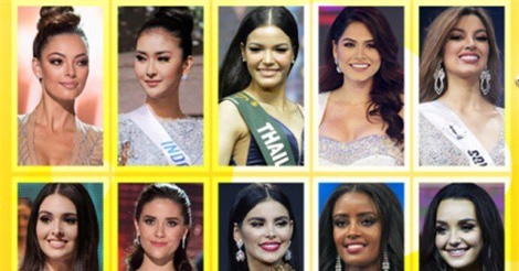 “Điểm danh” 10 Hoa hậu đẹp nhất thế giới năm 2017