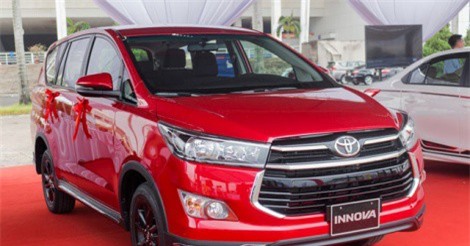 Bảng giá xe Toyota tháng 2/2018