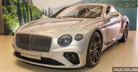 Siêu xe Bentley Continental GT 2018 giá hơn 11 tỷ đồng
