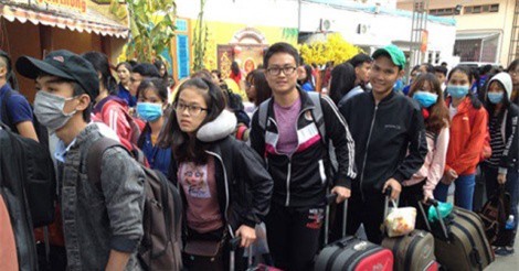 TP.HCM: 3.000 sinh viên được miễn phí vé xe về quê đón Tết