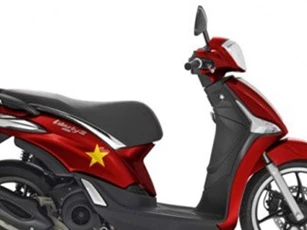 Piaggio Việt Nam gây 'sốt' khi ra mắt xe Liberty phiên bản U23 Việt Nam