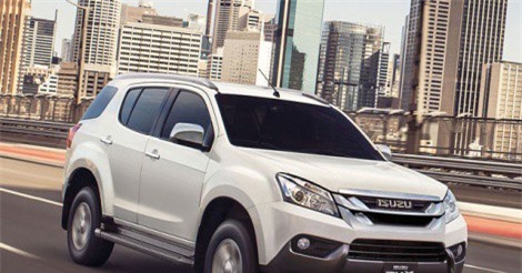 Bảng giá xe Isuzu tháng 2/2018