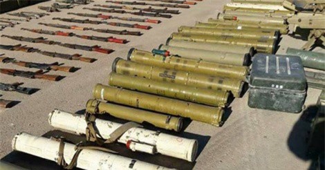Bị quân đội Syria đánh tơi bời, IS và Al-Nusra bỏ lại một loạt vũ khí 