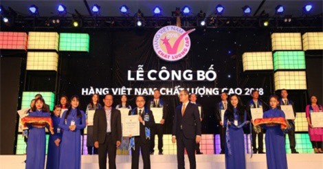 Vedan Việt Nam tiếp tục đạt danh hiệu Hàng Việt Nam chất lượng cao năm 2018