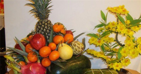 Cách bày mâm ngũ quả hợp phong thủy, mang lại may mắn ngày Tết Mậu Tuất 2018