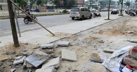 Kết luận thanh tra về các dự án lát đá vỉa hè tại Hà Nội