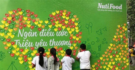 NutiFood dành 1,6 tỷ đồng tặng quà Tết cho trẻ em nghèo