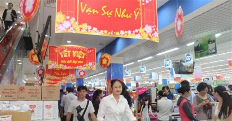 Tới Co.opmart mua sắm đầu năm, khách hàng được nhận lì xì