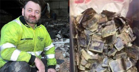 Anh: Nhân viên vệ sinh vô tình nhặt được hơn 7.000 bảng