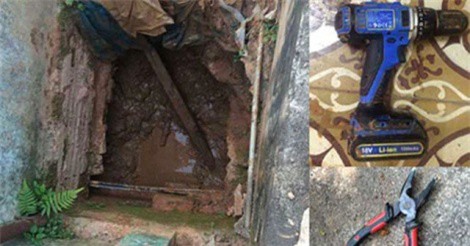 Đào hầm ‘như phim hành động’ để đột nhập kho màn hình điện thoại