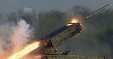 Uy lực "hỏa thần" TOS-1A quân đội Syria vừa đưa tới Idlib hóa kiếp khủng bố