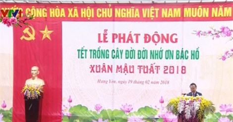 Tổng Bí thư dự lễ phát động Tết trồng cây