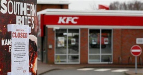 Thiếu gà, KFC đóng gần hết cửa hàng ở Anh