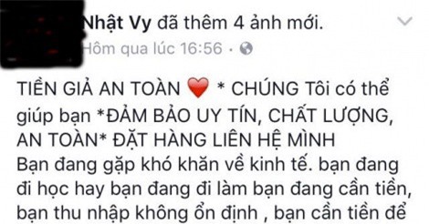Hà Nội: Mất trắng hơn 4,2 tỷ đồng để mua 18 tỷ đồng tiền giả qua mạng