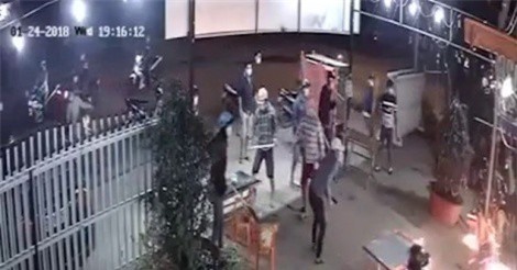 Bắt hai nghi phạm gây náo loạn quán nhậu ở Tiền Giang