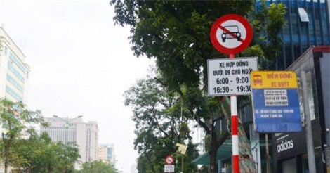 Hà Nội: 6 xe Uber, Grab đi vào phố cấm bị phạt 8,4 triệu đồng