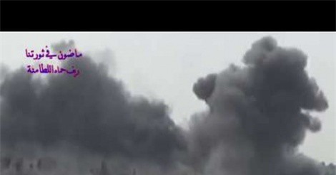 Clip: Không quân Nga oanh kích đường hầm phiến quân ở Hama - Syria