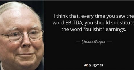 Tại sao Warren Buffett không thích EBITDA?