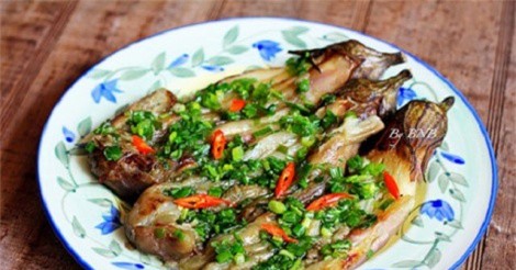 Cách làm cà tím nướng mỡ hành thơm nức ai ăn cũng ghiền