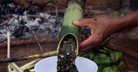 Độc đáo món canh thụt của người M'Nông