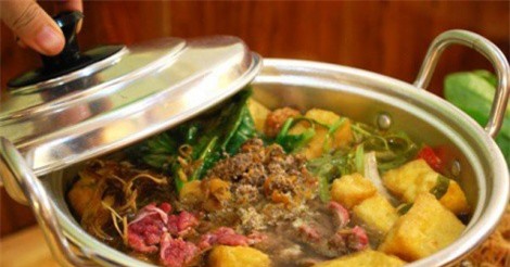 Ngọt lòng lẩu cua đồng Tây Nguyên