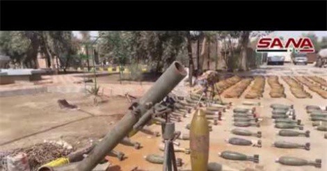 Quân đội Syria phát hiện lượng vũ khí "khủng" của IS ở Deir Ezzur