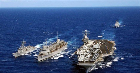 Tàu sân bay, tàu tuần dương, tàu khu trục Mỹ thăm Đà Nẵng