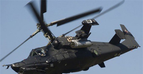 Soi sức mạnh trực thăng “cá mập đen” Ka-50 của Nga