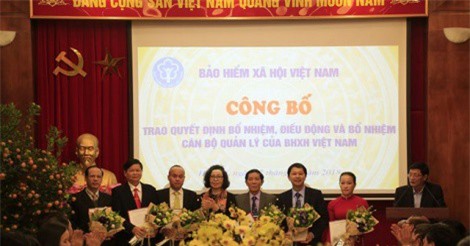 Điều động, bổ nhiệm nhiều cán bộ chủ chốt BHXH Việt Nam