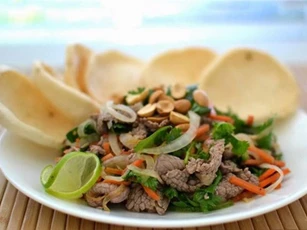 Tuyệt chiêu làm món bò tái chanh ngon như nhà hàng