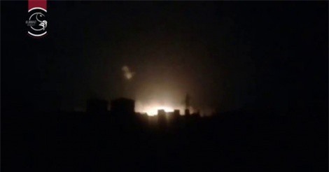 Clip: Không quân Nga không kích dữ dội ở Đông Ghouta - Syria 
