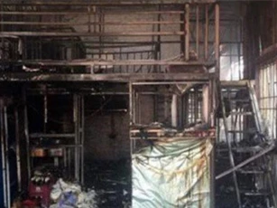 Cháy lớn thiêu rụi 6 ngôi nhà tại Tân Triều, Hà Nội
