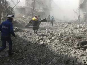 Thảm cảnh Đông Ghouta: Phiến quân cướp giấy thông hành nhân đạo của cư dân