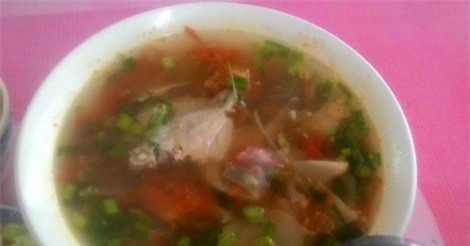 Chết mê chết mệt với Canh riêu cá ót ít Hạ Long