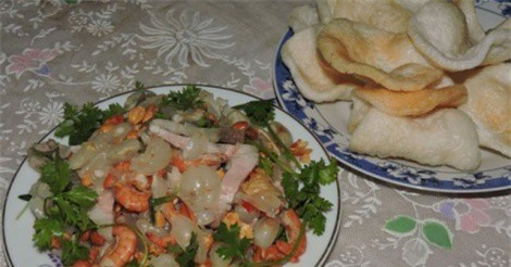 Gỏi bòn bon - đặc sản "độc quyền" của Quảng Nam