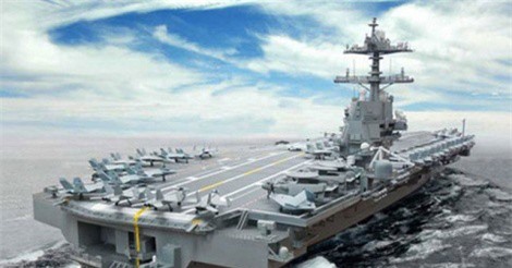 Siêu tàu sân bay Mỹ sẽ đến Đà Nẵng trong sáng nay