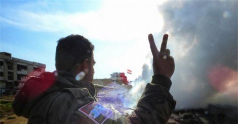 Quân đội Syria kiểm soát hoàn toàn thị trấn chiến lược ở Đông Ghouta trong chớp nhoáng