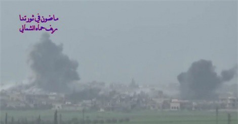 Chiến đấu cơ Nga trả đũa phiến quân ở Hama bằng bom dẫn dường