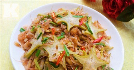 Đổi khẩu vì ngày nóng với món tép rang khế chỉ với 3 bước cực nhanh