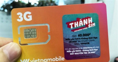 Vietnamobile điều chỉnh chính sách sử dụng Thánh SIM từ 8/3