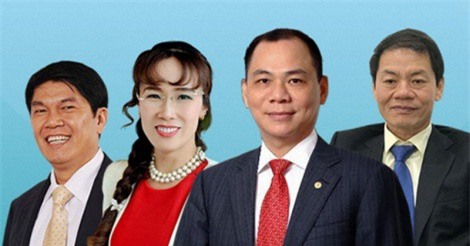 Cổ phiếu đóng góp bao nhiêu tiền vào tài sản ròng các tỷ phú USD Việt?