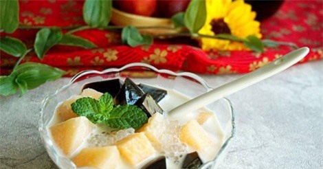 Cách làm sương sáo dưa lưới thơm ngon, mát lạnh