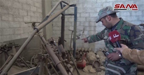 Clip: Quân đội Syria chiếm nhà máy tên lửa của phiến quân ở Đông Ghouta