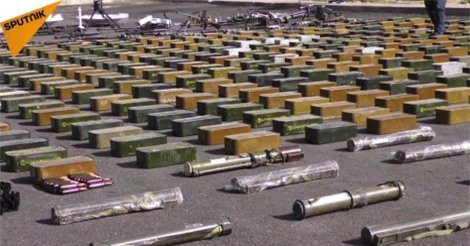 Clip: Quân đội Syria chặn xe tải chở vũ khí đến Đông Ghouta cho phiến quân 