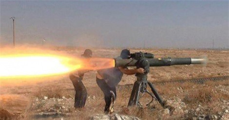 Phiến quân IS nã tên lửa diệt 2 khẩu pháo của quân đội Syria 