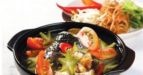 Đổi vị cơm chiều với canh cá rô đồng nấu khế
